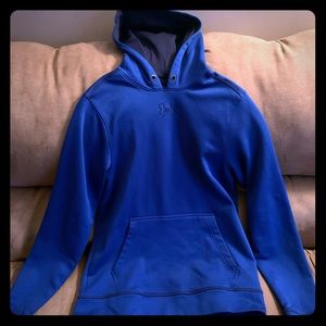 Women’s royal blue Under Armour logo hoodie Small